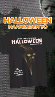 FINLAND - KAUPASSA NYT
HALLOWEEN – NAAMIOIDEN YÖ T-SHIRT BLACK (S-5XL) (PRINT ON DEMAND)
#halloween #naamioidenyö #fix #vhs #horror #movieshirt