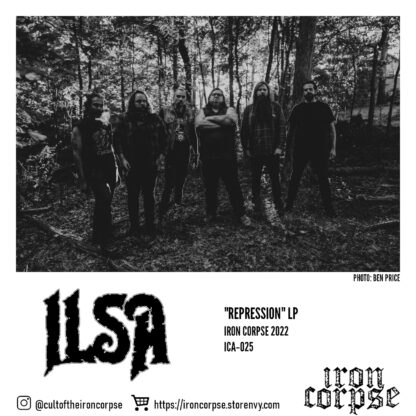 ICA-025 BUNDLE: ILSA "Repression" LP (BLACK + RED VINYL) - Image 4