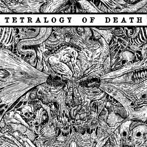 V/A TETRALOGY OF DEATH LP (BLACK VINYL)