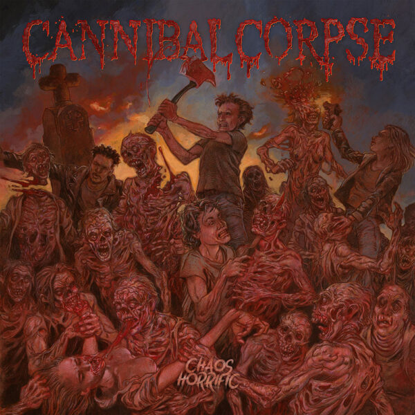 CANNIBAL CORPSE "Chaos Horrific" LP (CHARCOAL BROWN VINYL)