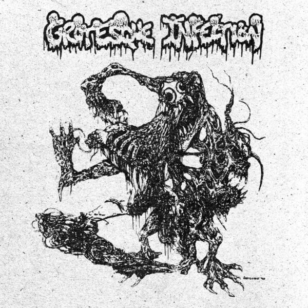 GROTESQUE INFECTION "Consumption Of Human Feces" LP (SLIME GREEN VINYL)