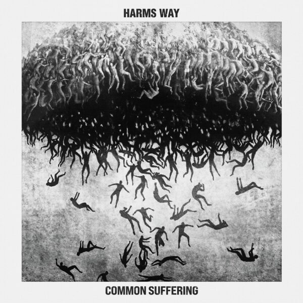 HARMS WAY "Common Suffering" LP (WHITE BLACK MARBLE VINYL)