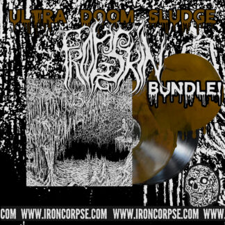 BUNDLE: ICA-035 FROGSKIN "III - Into Disgust" LP (BLACK + SWAMP GREEN VINYL)