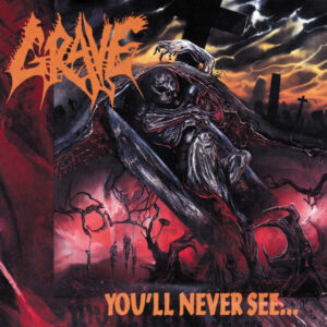 GRAVE "You'll Never See" LP (RED VINYL)