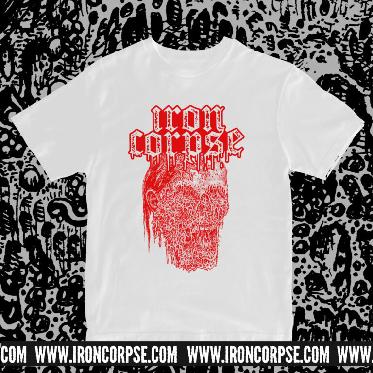 IRON CORPSE "Rotting Head" T-SHIRT size L