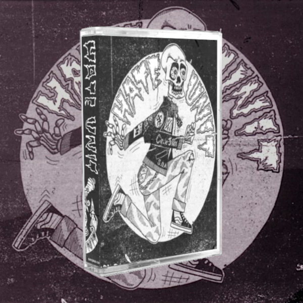 HATE UNIT "s/t" CASSETTE (WHITE SHELL)