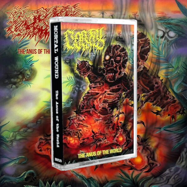 MORTAL WOUND "The Anus of the World" CASSETTE (SMOKE SHELL)