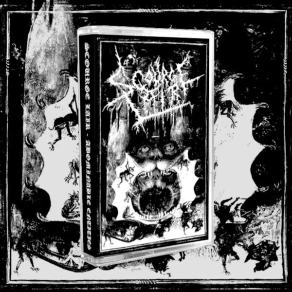 SCOURGE LAIR "Abominable Entities" CASSETTE (CLEAR/SILVER SHELL)