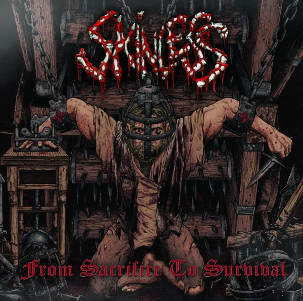 SKINLESS "From Sacrifice To Survival" LP (ORANGE VINYL)