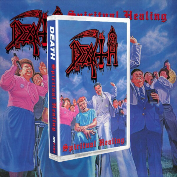 DEATH "Spiritual Healing" CASSETTE (WHITE SHELL)