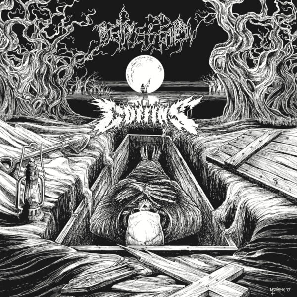 COFFINS / DEPRESSION split LP (BLACK VINYL)