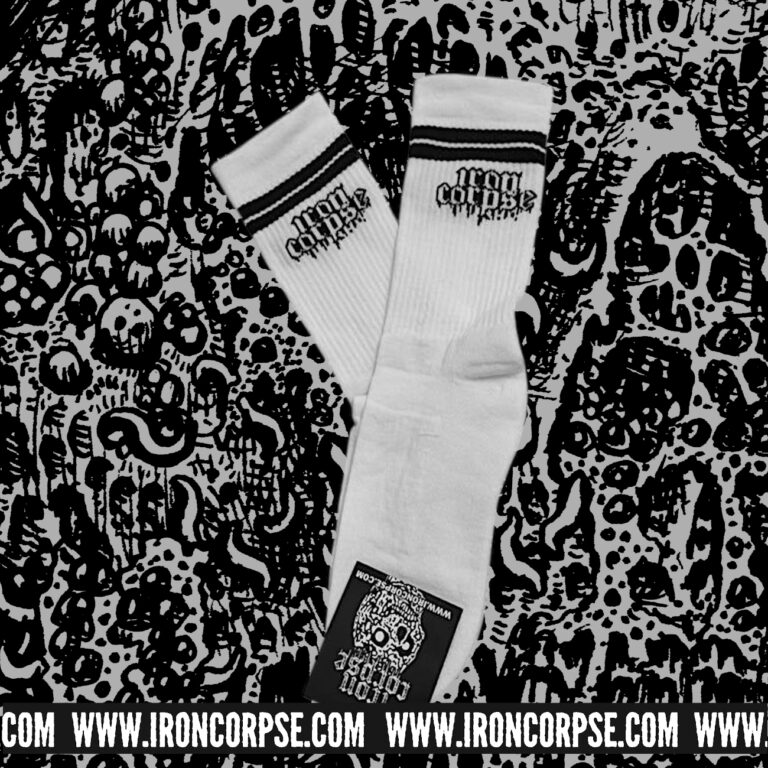 IRON CORPSE LOGO COTTON SOCKS size 39-43