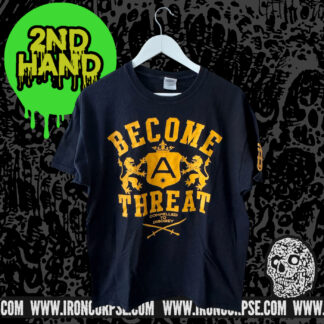 BECOME A THREAT "Compelled To Disobey" T-SHIRT size L