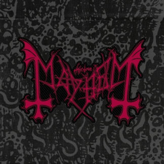 MAYHEM logo DIE CUT WOVEN PATCH