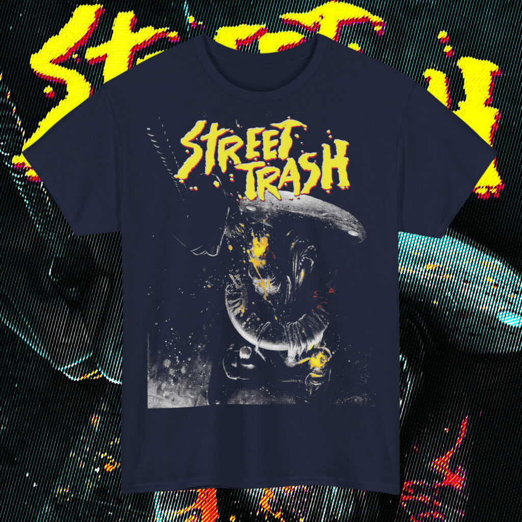 STREET TRASH T-SHIRT NAVY (S-5XL) (PRINT ON DEMAND)