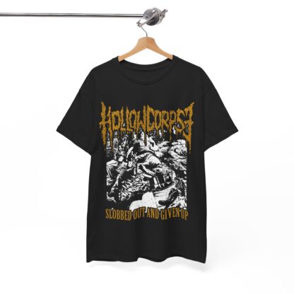 HOLLOW CORPSE “Slobbed Out And Given Up” T-SHIRT BLACK (S – 5XL) (PRINT ON DEMAND) - NORTH AMERICA - Image 4