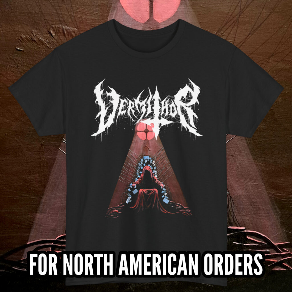 VERMITHOR “Wasteland Throne” T-SHIRT BLACK (S – 5XL) (PRINT ON DEMAND) - NORTH AMERICA