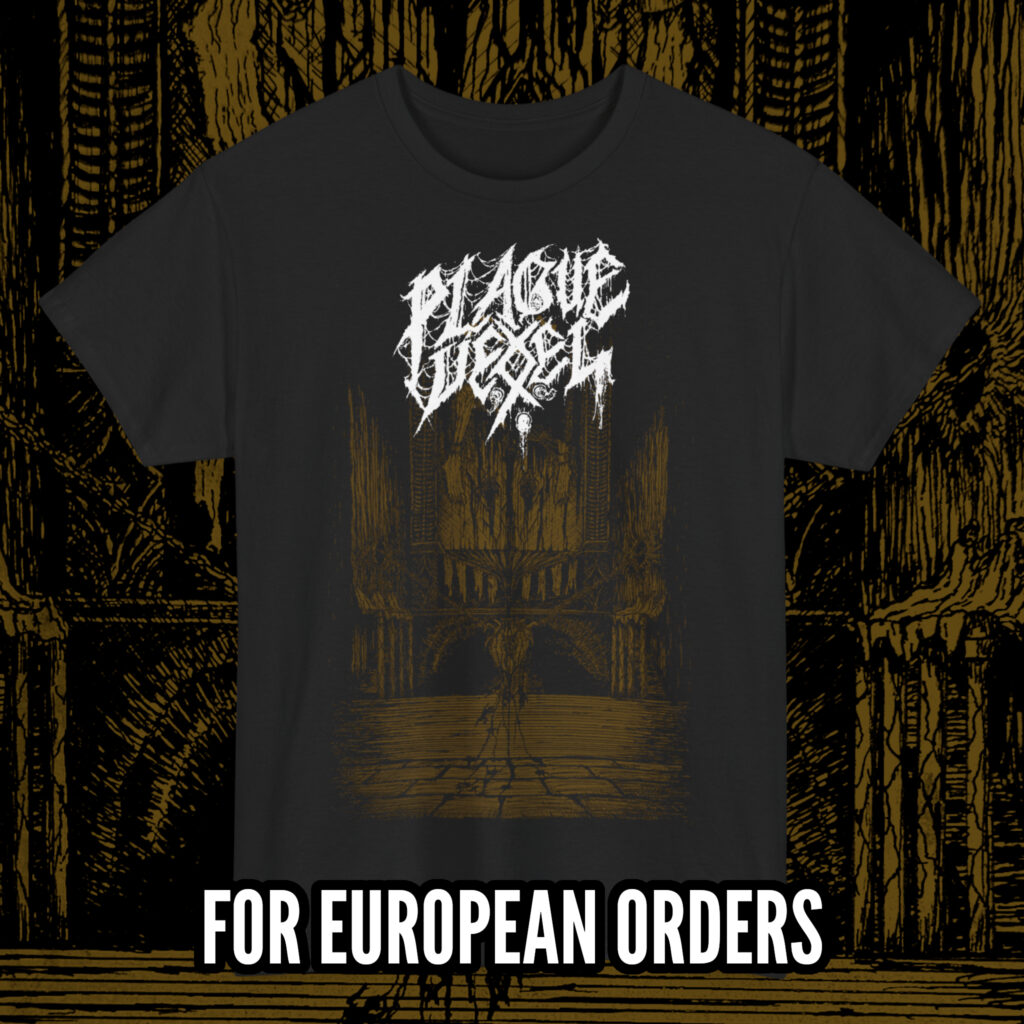 PLAGUE VESSEL "Human Waste Conglomerate" T-SHIRT BLACK (S - 5XL) (PRINT ON DEMAND)