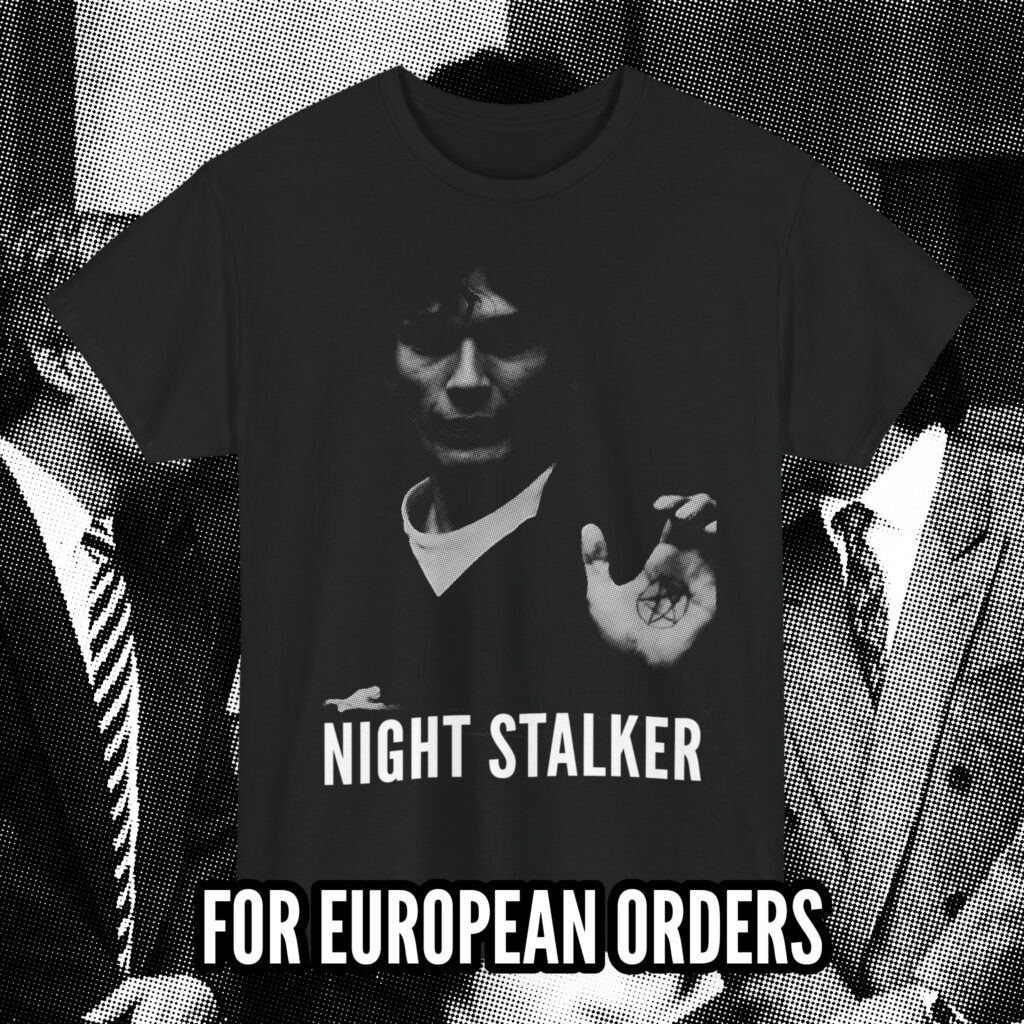 NIGHT STALKER T-SHIRT BLACK (S-5XL) (PRINT ON DEMAND)