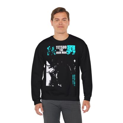 TETSUO IRON MAN CREWNECK BLACK (S-5XL) (PRINT ON DEMAND) - Image 3