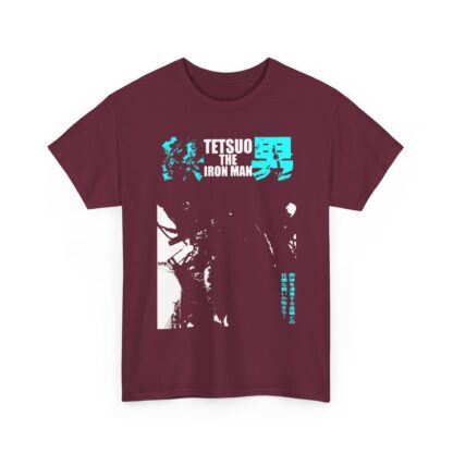 TETSUO IRON MAN T-SHIRT MAROON (S – 5XL) (PRINT ON DEMAND) - NORTH AMERICA - Image 2