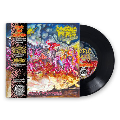 PREORDER BUNDLE: CADAVERIC INCUBATOR / DEPRESSION "Blood Fire Deathgrind" 7" EP (EURO & US PRESSING) - Image 5