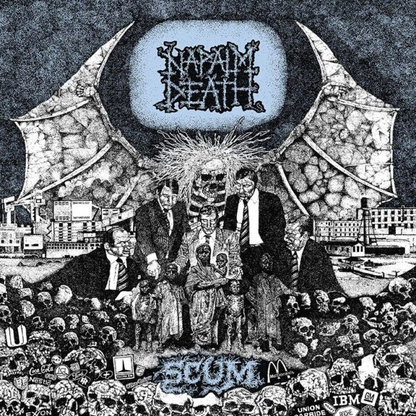 NAPALM DEATH "Scum" FDR Blue Cover LP (BLACK VINYL)