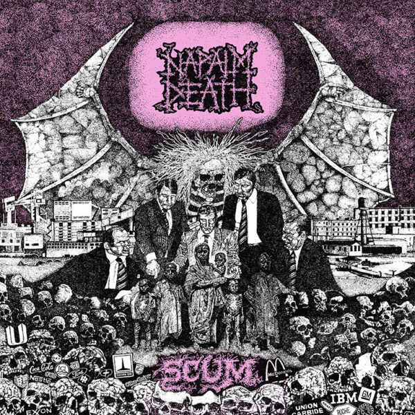 NAPALM DEATH "Scum" FDR Pink Cover LP (BLACK VINYL)