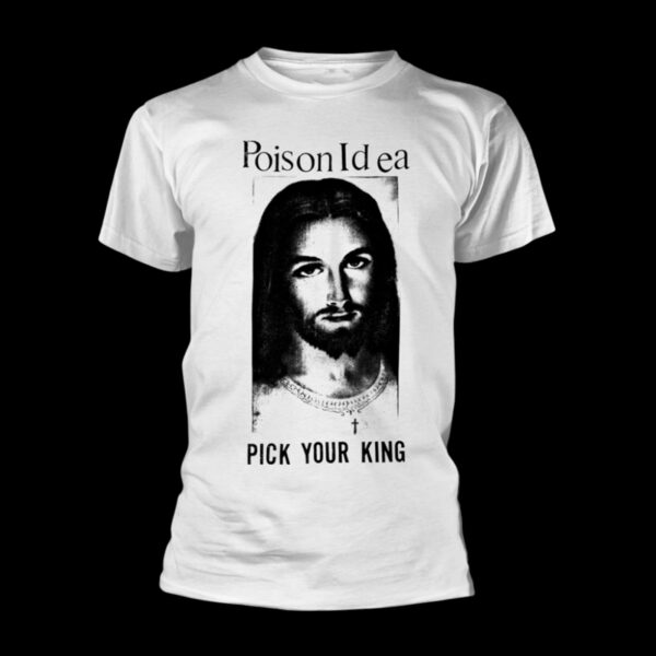 POISON IDEA "Pick Your King" T-SHIRT WHITE size XL