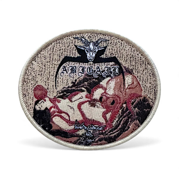 ABIGAIL "Intercourse And Lust" (Beige Border) WOVEN PATCH