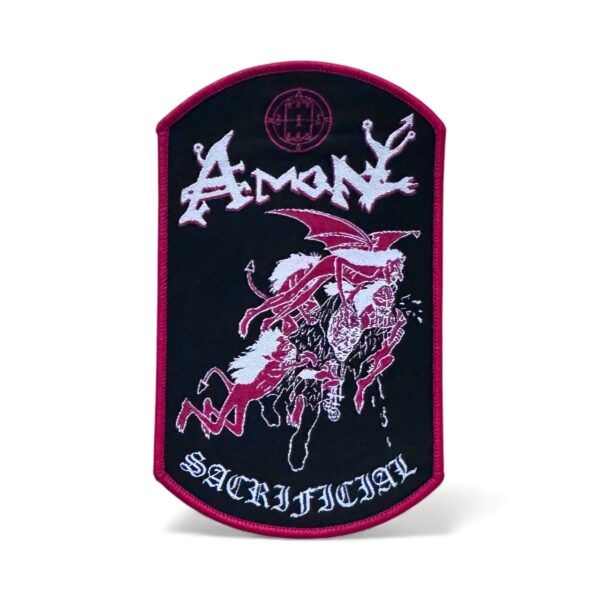 AMON "Sacrificial" (Red Border) WOVEN PATCH