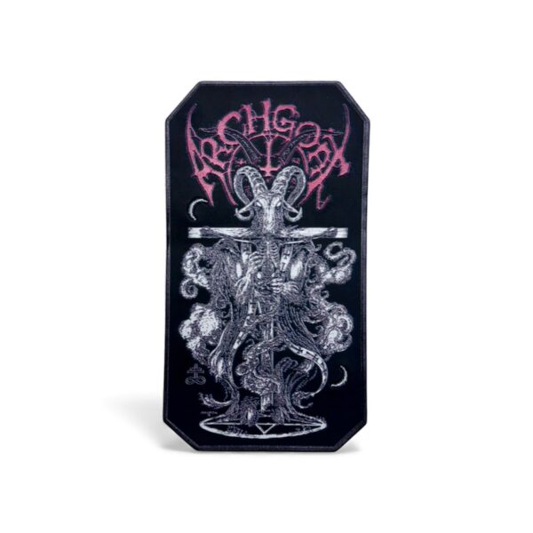 ARCHGOAT "The Light Devouring Darkness" (Black Border) CARVED FAUX LEATHER PATCH