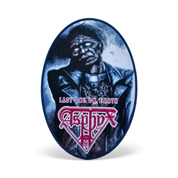 ASPHYX "Last One On Earth" (Blue Border) OVERSIZE WOVEN PATCH