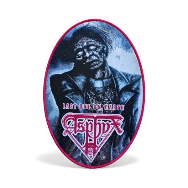 ASPHYX "Last One On Earth" (Red Border) OVERSIZE WOVEN PATCH