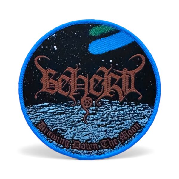 BEHERIT "Drawing Down The Moon" (Blue Border) WOVEN PATCH