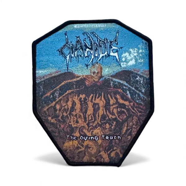 CIANIDE "The Dying Truth" (Black Border) WOVEN PATCH