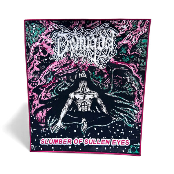 DEMIGOD "Slumber Of Sullen Eyes" (Red Border) WOVEN BACKPATCH