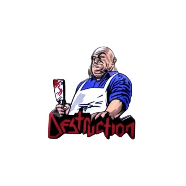 DESTRUCTION "Mad Butcher" ENAMEL/METAL PIN