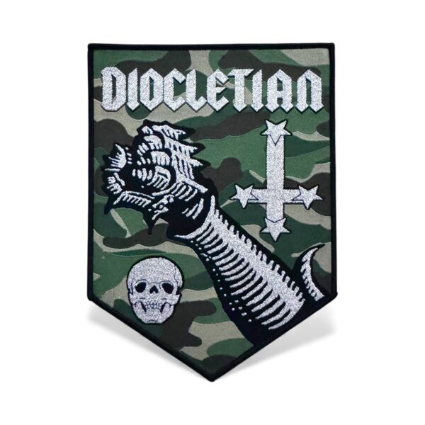 DIOCLETIAN "Doom Cult" (Black Border) OVERSIZE WOVEN PATCH