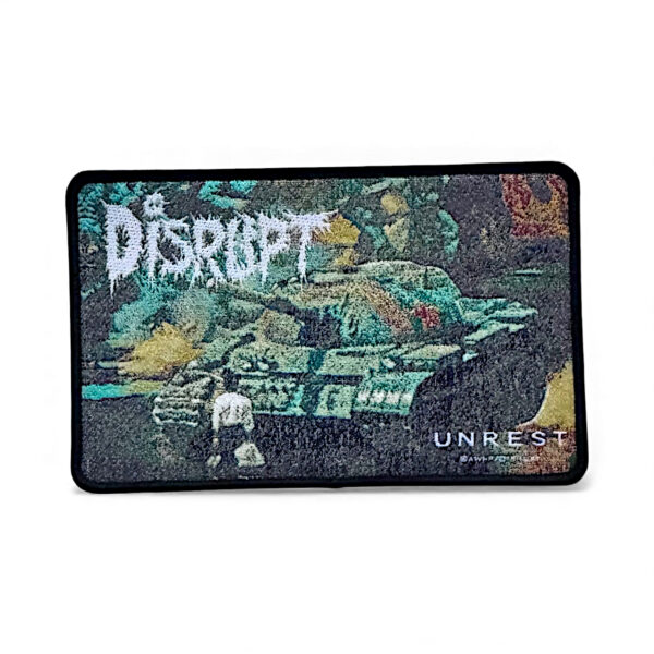 DISRUPT "Unrest" (Black Border) WOVEN PATCH