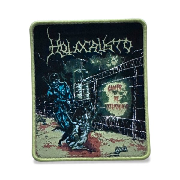 HOLOCAUSTO "Campo De Exterminio" (Light Green Border) WOVEN PATCH
