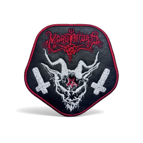 MORBOSIDAD (Red Border) FAUX LEATHER PATCH