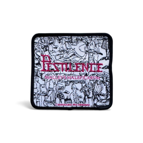 PESTILENCE "Malleus Maleficarum" (Black Border) WOVEN PATCH