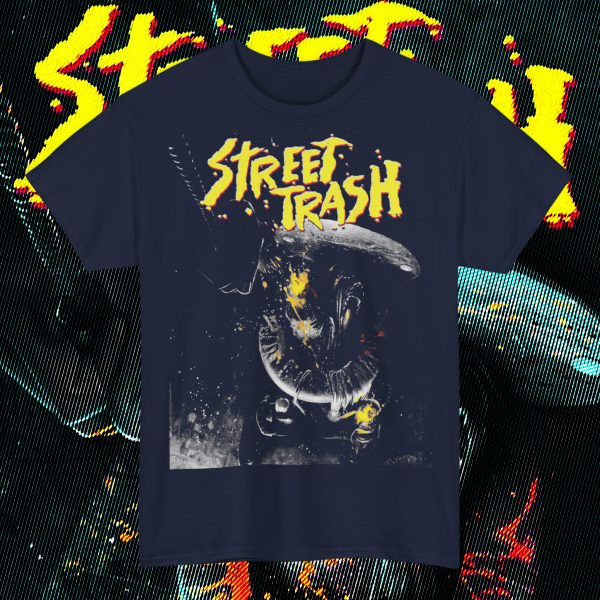STREET TRASH T-SHIRT NAVY (S-5XL) (ON DEMAND)