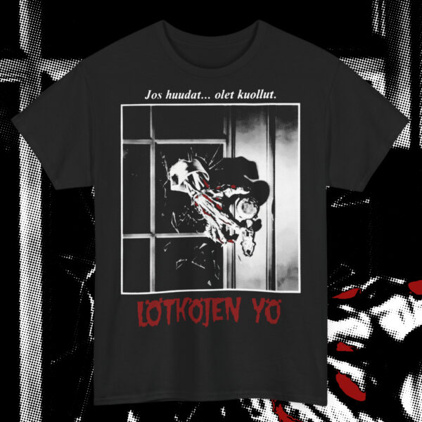LÖTKÖJEN YÖ T-SHIRT BLACK (S-5XL) (ON DEMAND)