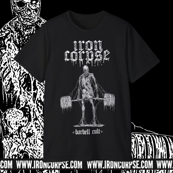 UNDEADLIFT T-SHIRT BLACK / WHITE PRINT (S-5XL) (PRINT ON DEMAND)