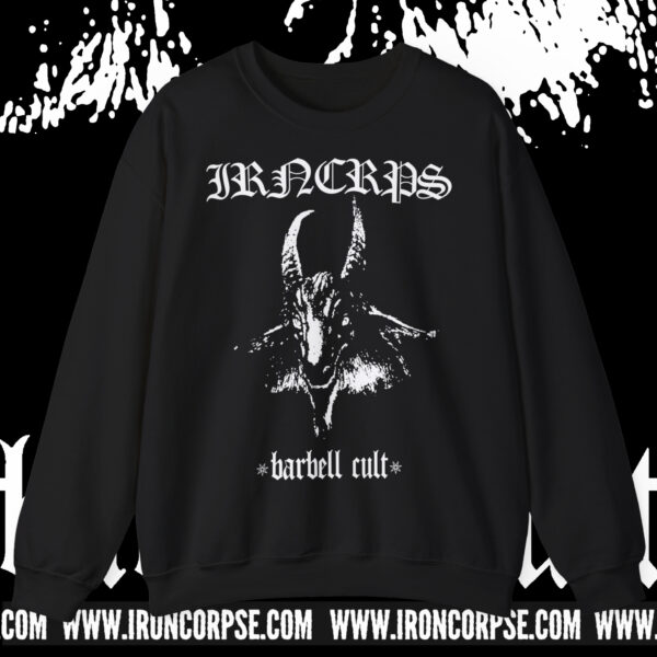 IRNCRPS GOAT CREWNECK BLACK (S-5XL) (PRINT ON DEMAND)