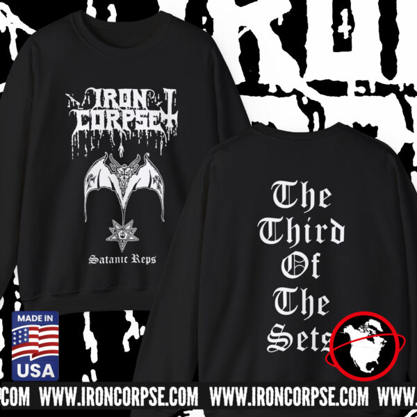 SATANIC REPS CREWNECK BLACK (S-3XL) (PRINT ON DEMAND) - NORTH AMERICA