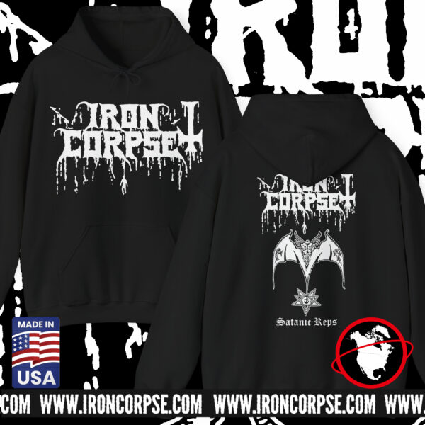 SATANIC REPS HOODIE BLACK (S-5XL) (PRINT ON DEMAND) - NORTH AMERICA