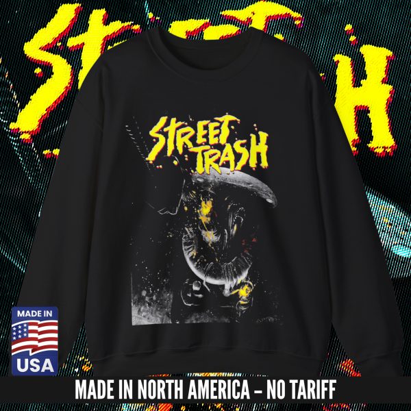 STREET TRASH CREWNECK BLACK (S-3XL) (ON DEMAND) - NORTH AMERICA
